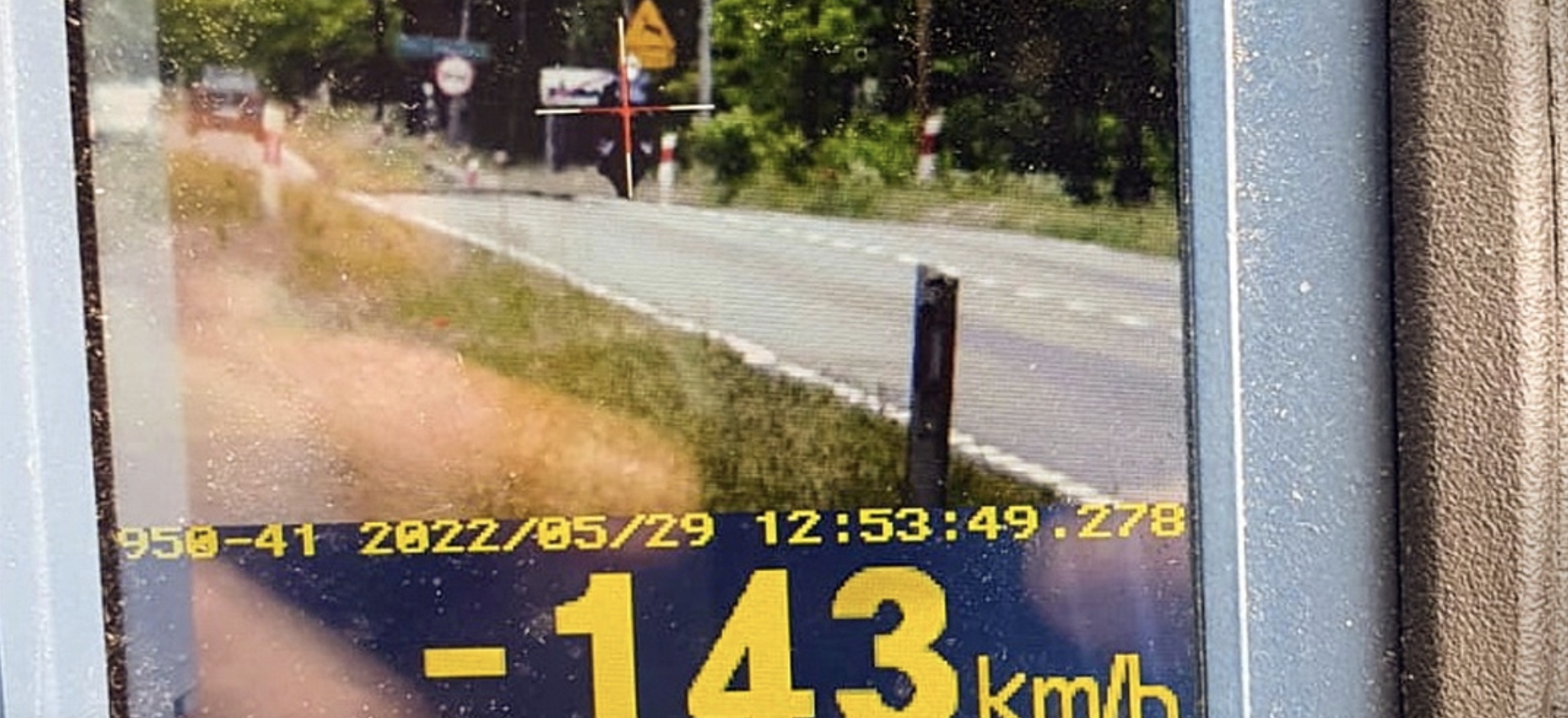 przekroczenie prędkości motocylem
