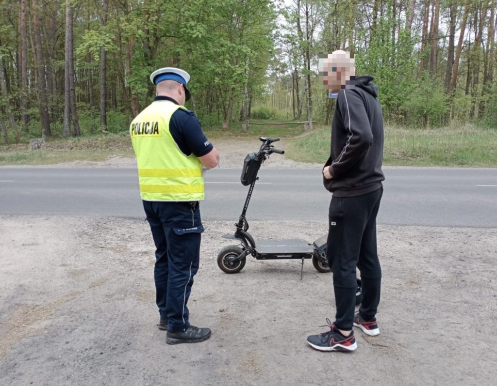przekroczenie prędkości na hulajnodze 