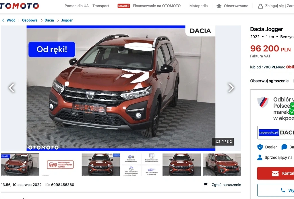 dacia jogger z lpg