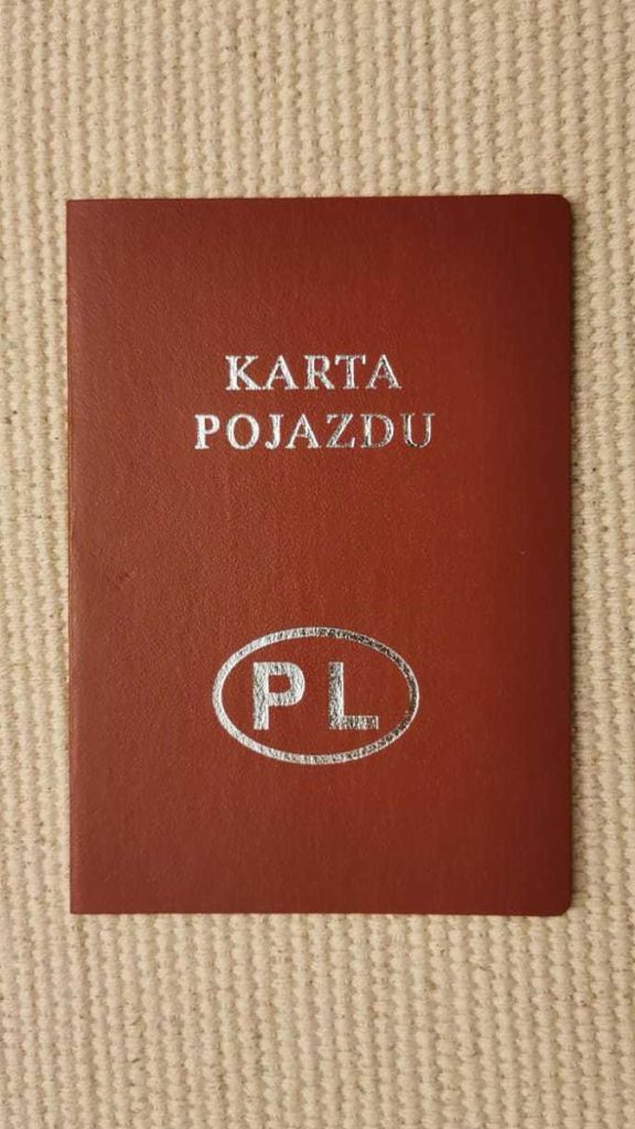 zgubiona karta pojazdu 