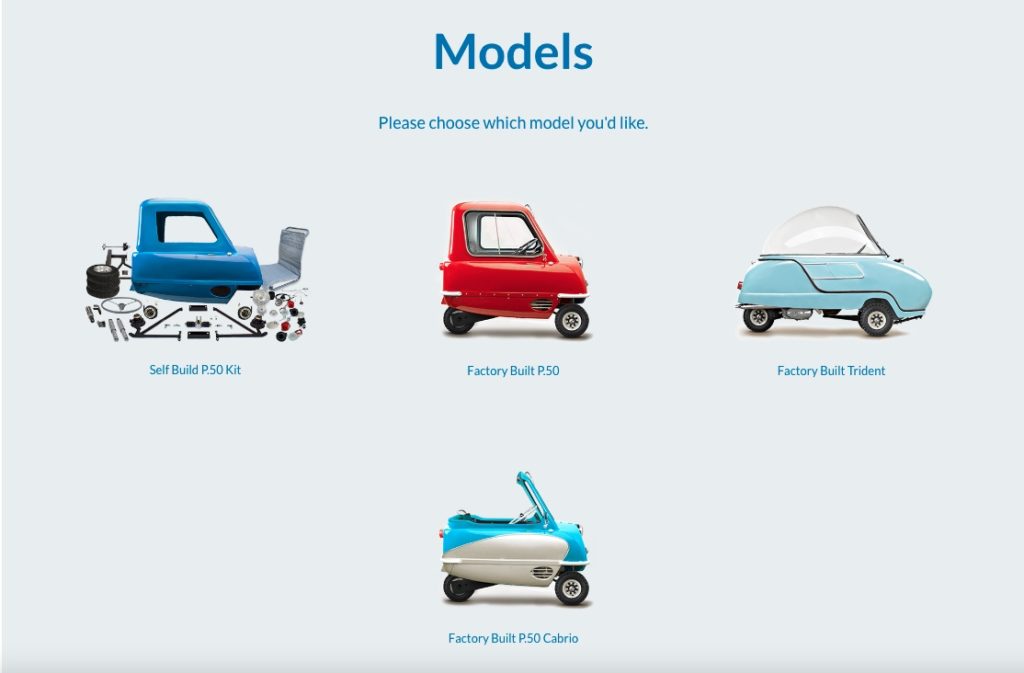 modele p50 cars 