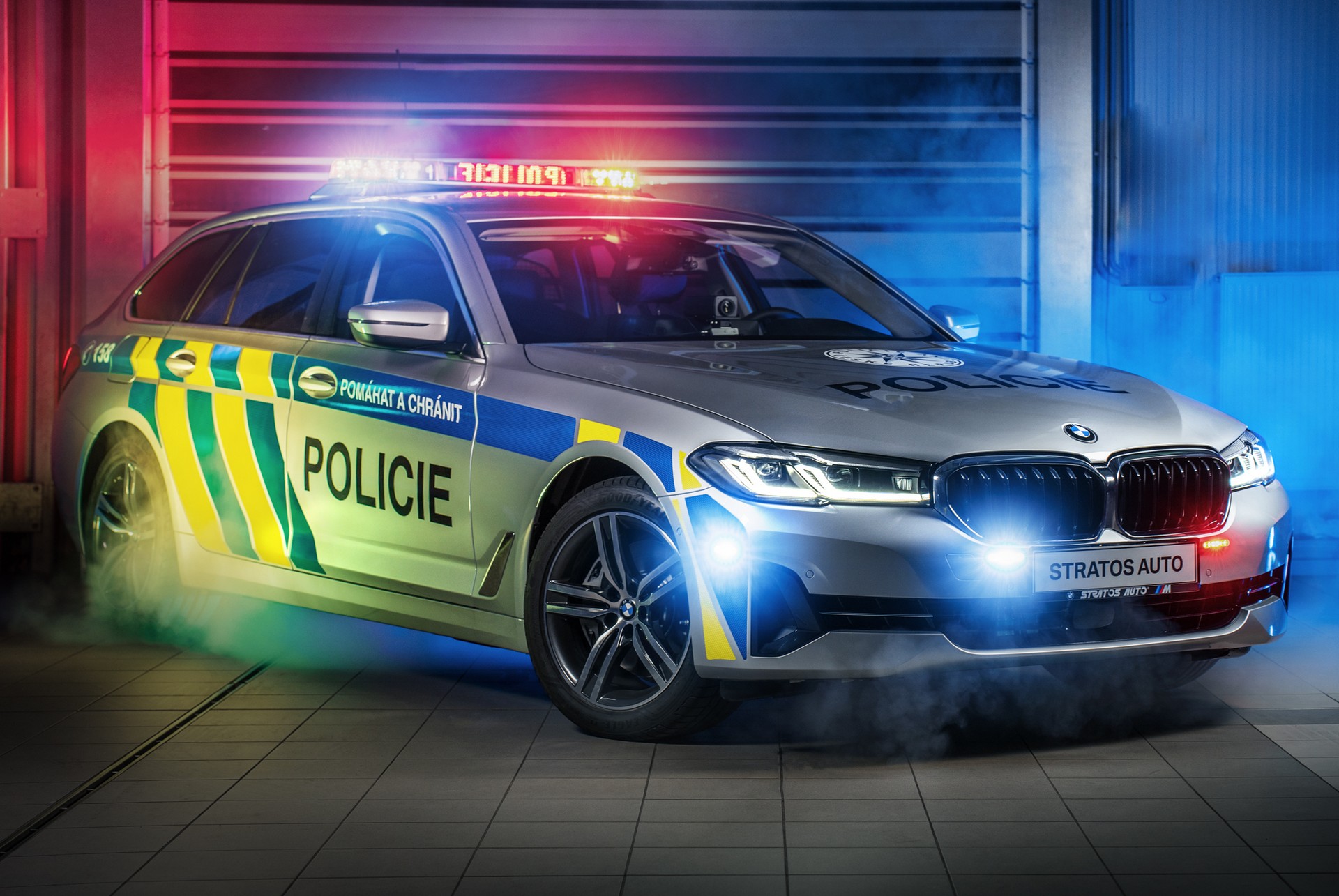 czeska policja bmw 540