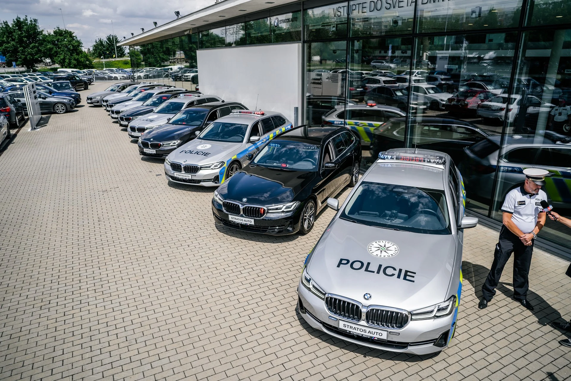 czeska policja bmw 540