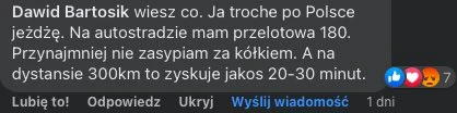 zaśnięcie za kierownicą