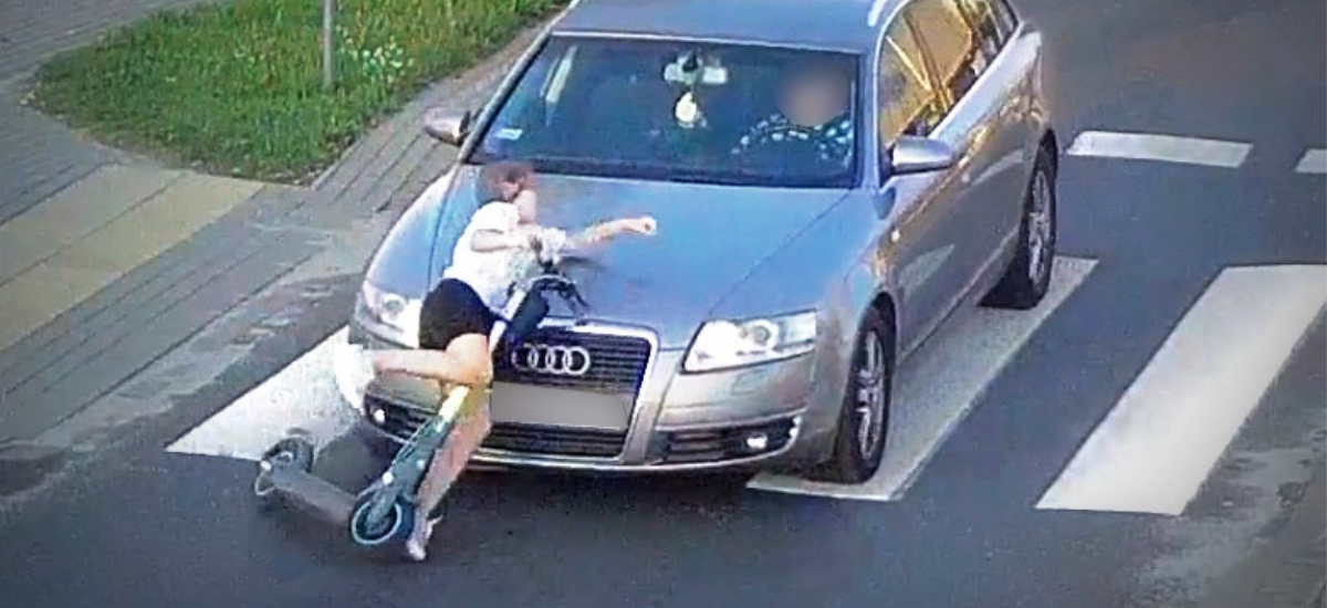 potrącenie na przejściu dla pieszych