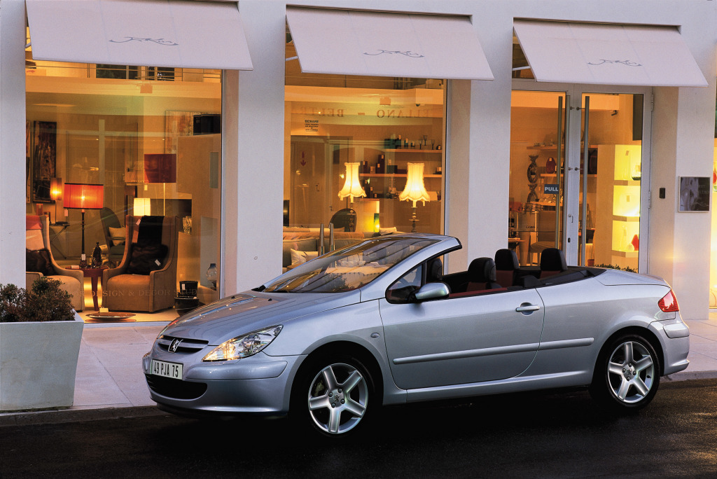Peugeot 307 cc na wojnie 