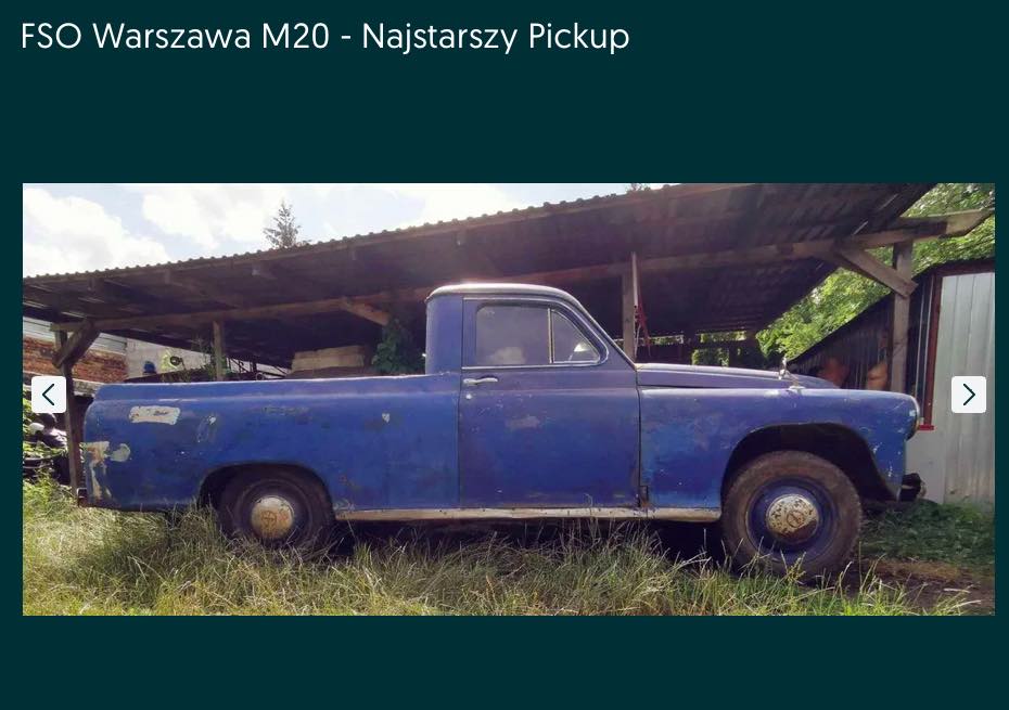 warszawa pickup