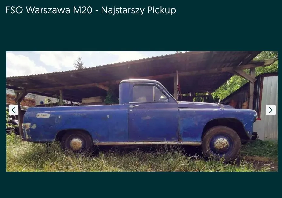 warszawa pickup 