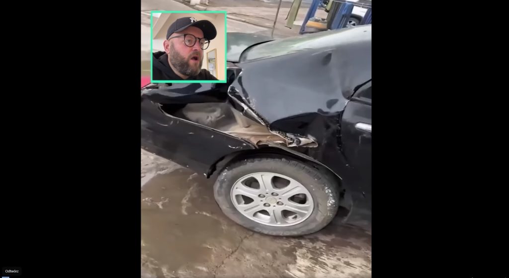auto naprawione przez murarza