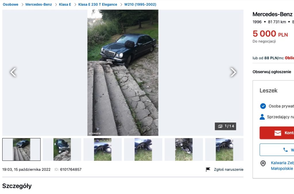 mercedes W210 
