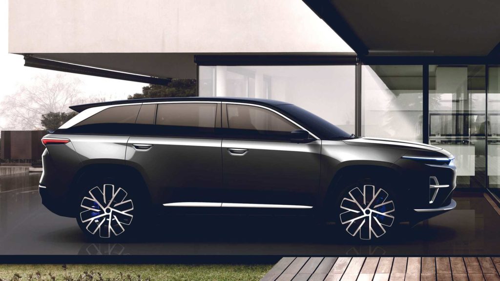 nowy elektryczny jeep