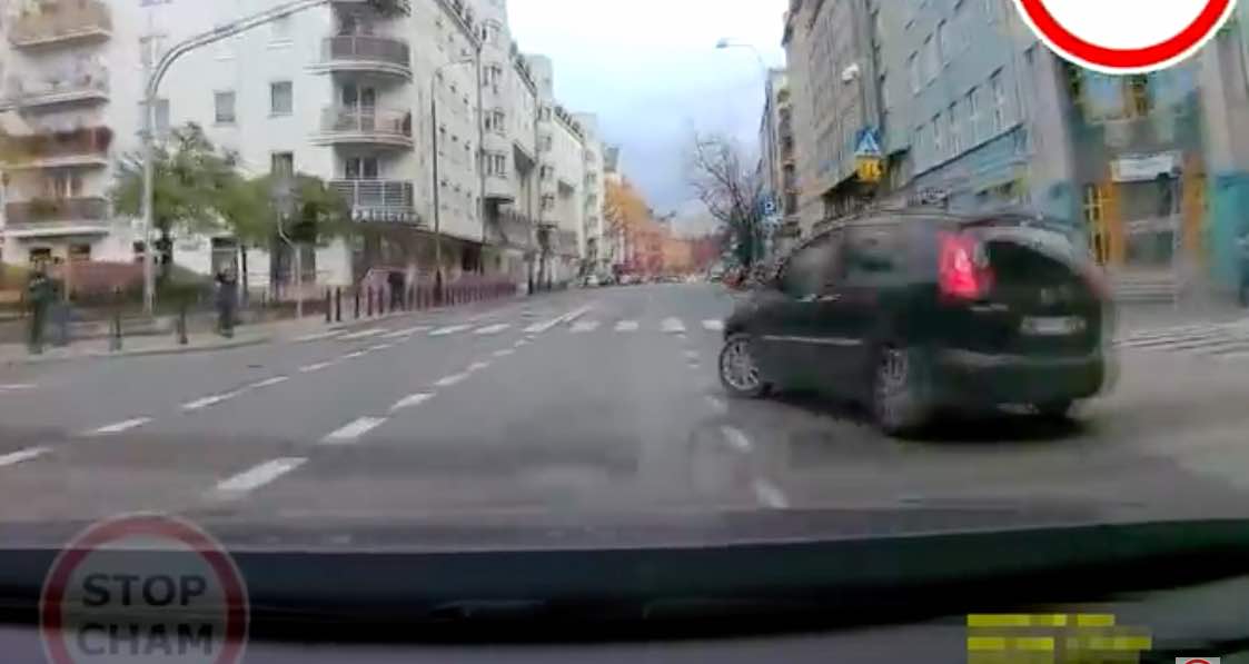 pościg za sprawcą kolizji