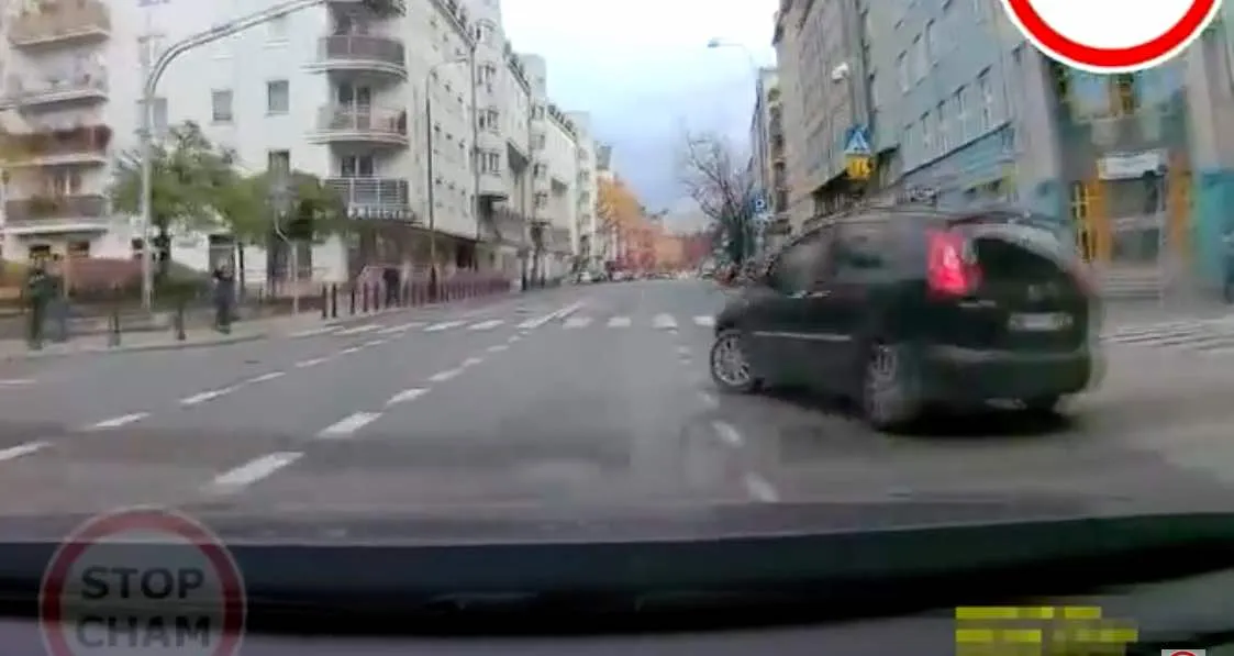 pościg za sprawcą kolizji