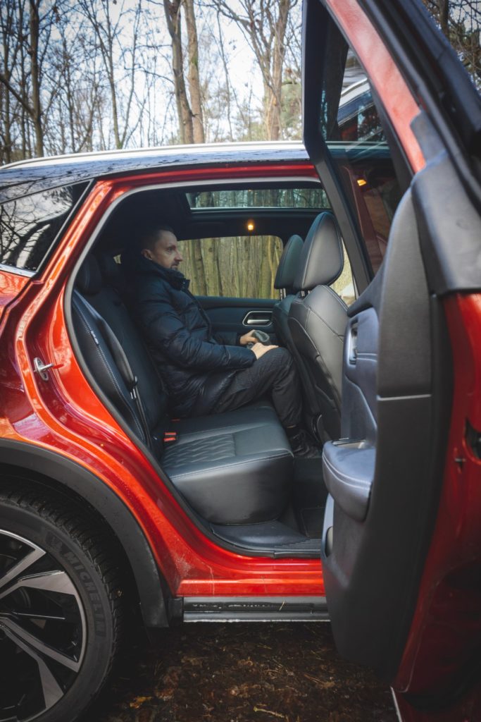 miejsce z tyłu Nissan Qashqai e-Power test 