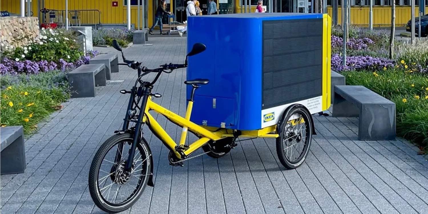 IKEA testuje rower cargo do dowozu mebli. Istny cyrk na trzech kołach