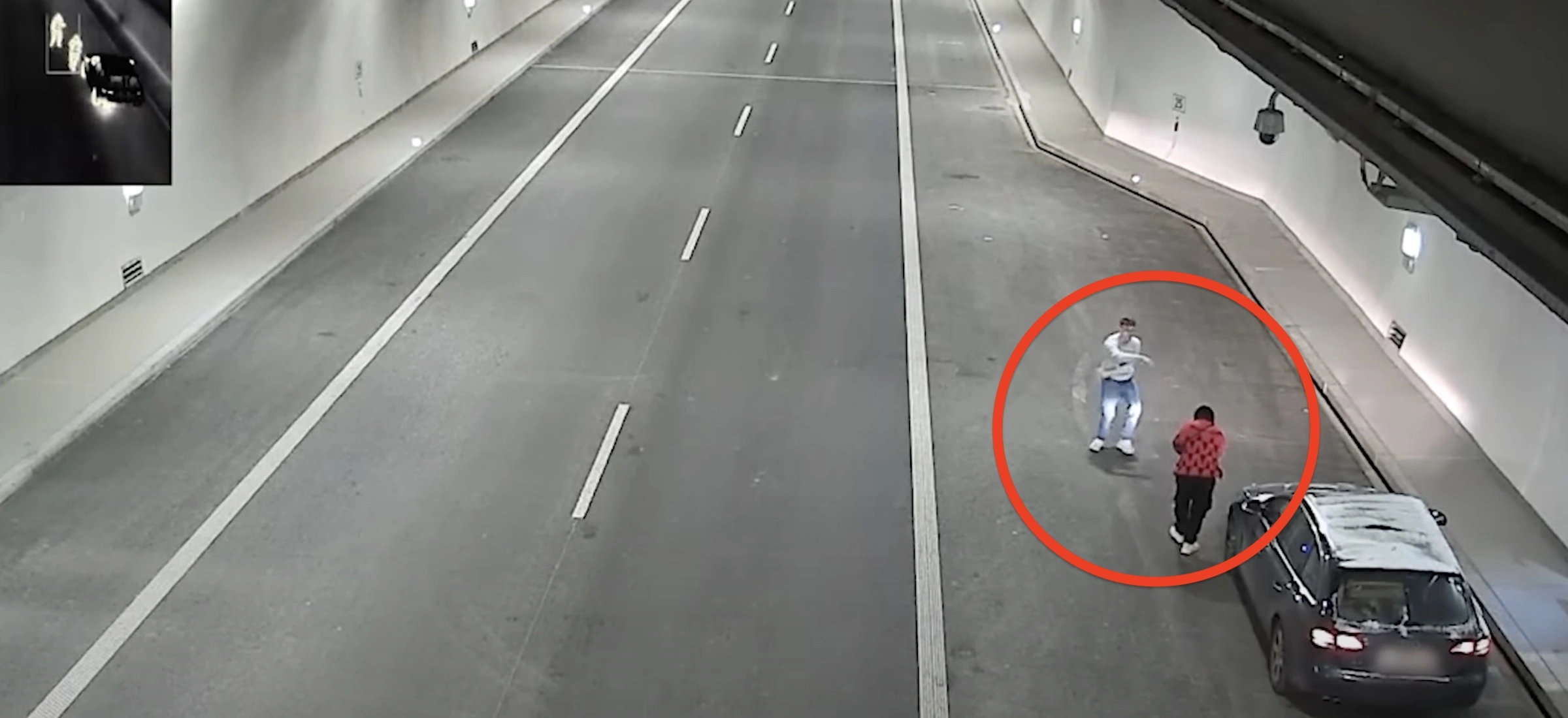 zachowanie kierowców w tunelu S7