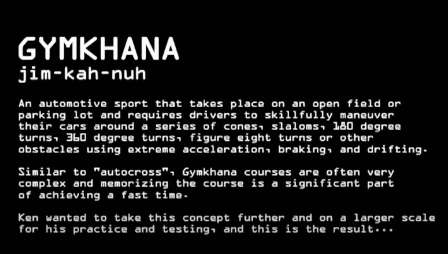 Gymkhana 
