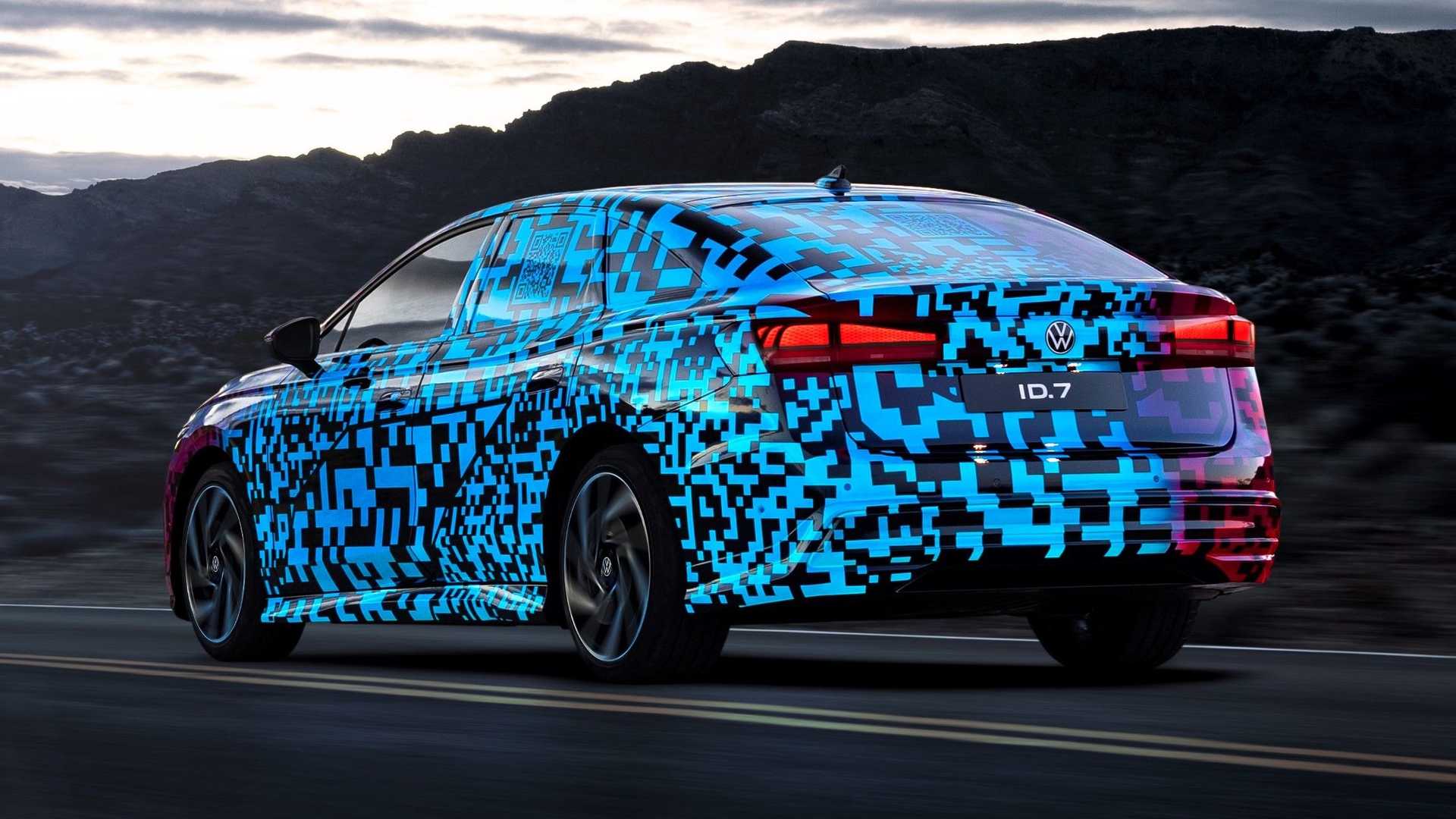 volkswagen id.7 bez kamuflażu 