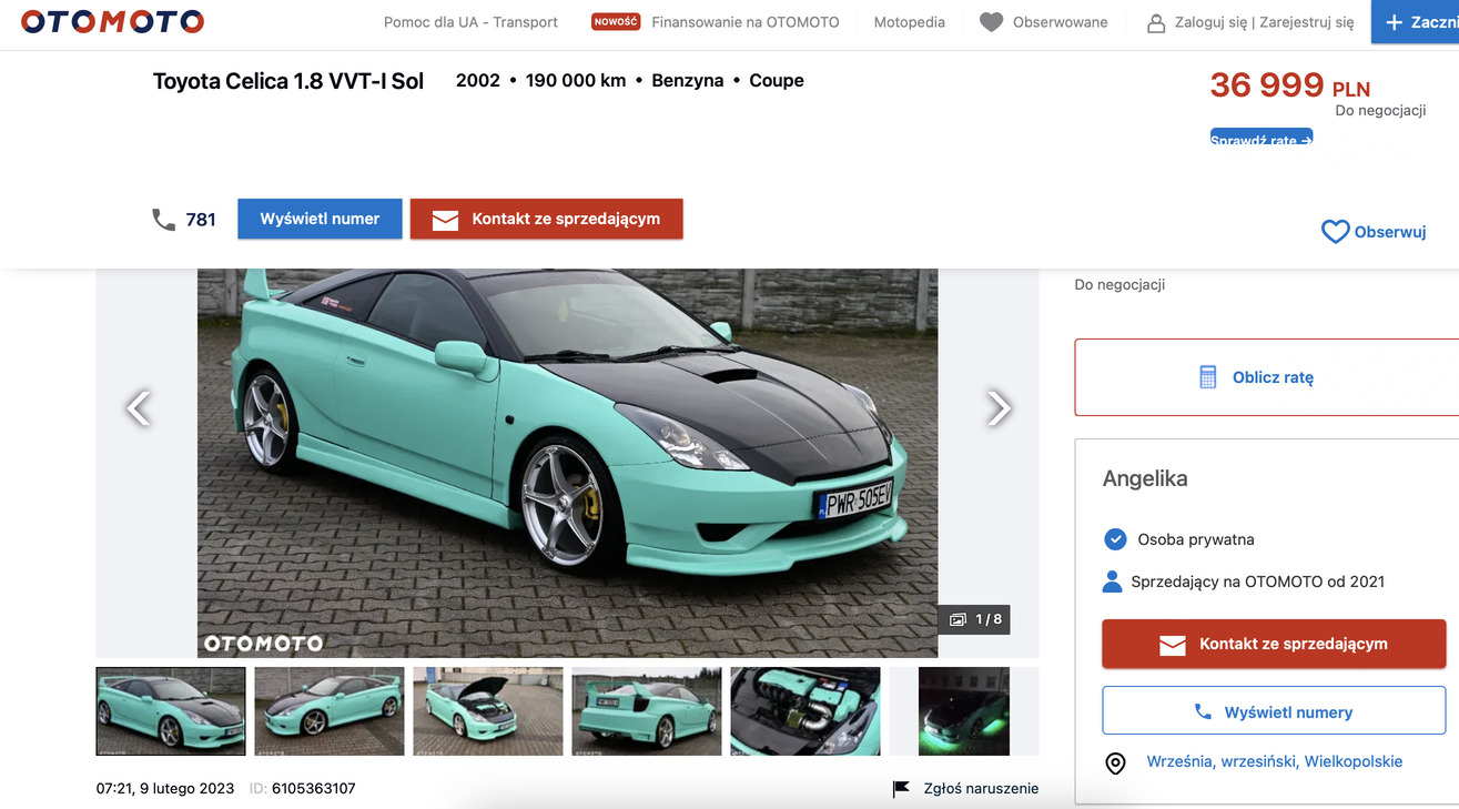 Tuning Toyota Celica