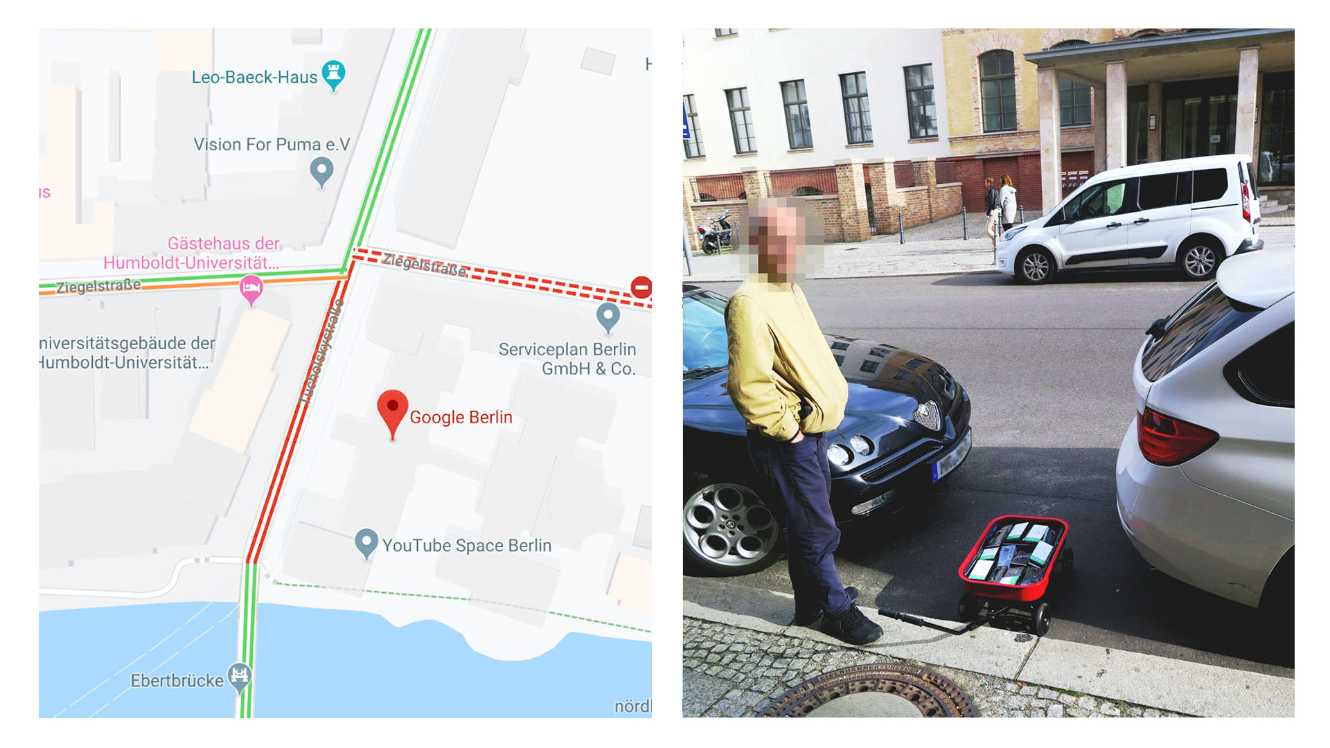 korek na google maps