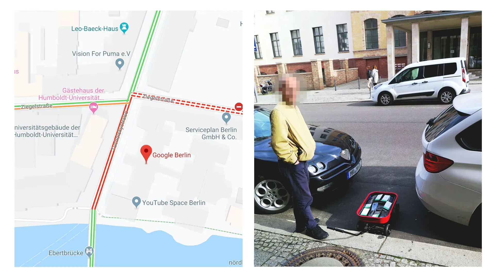 korek na google maps