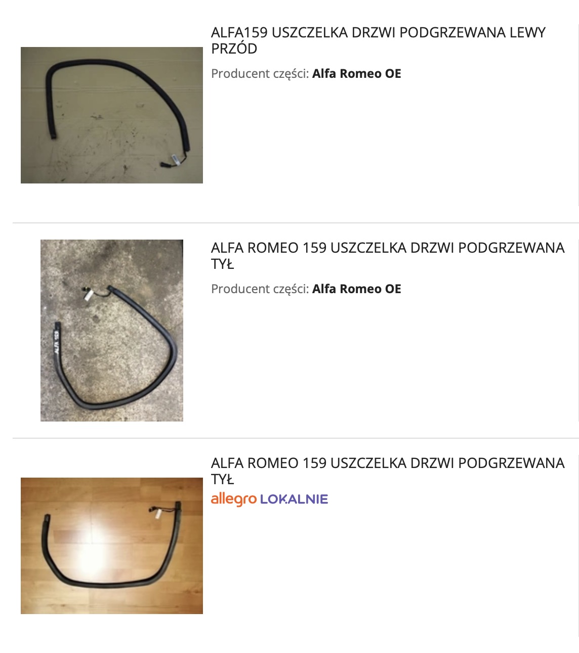 podgrzewane uszczelki 