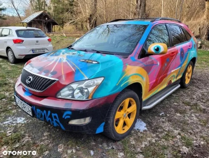 pomalowany lexus rx