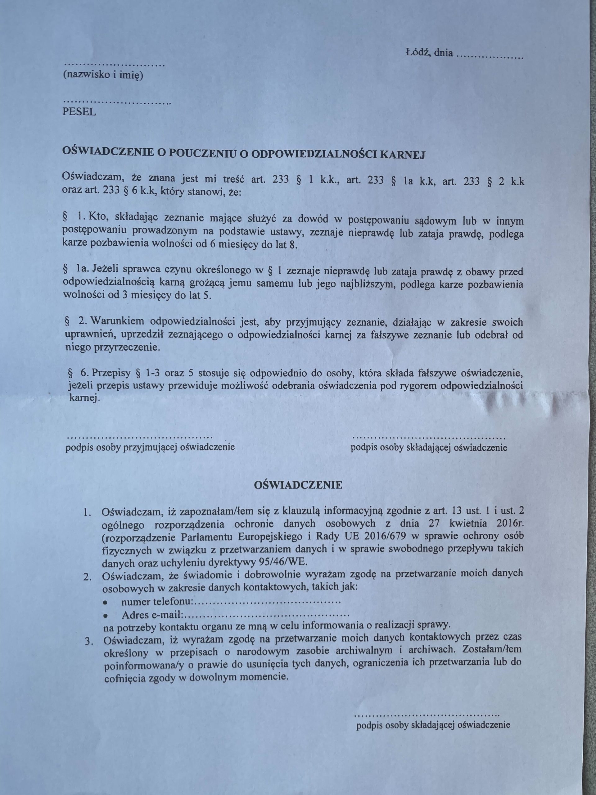Zgubione prawo jazdy