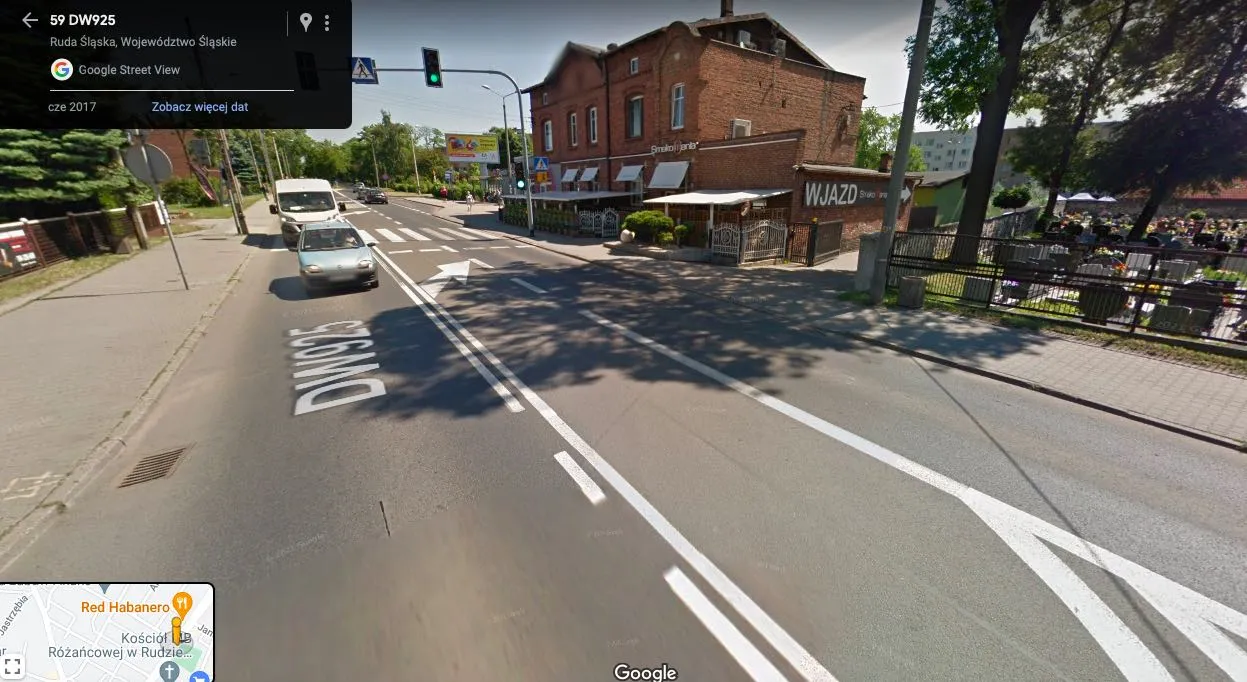 autobus wypadek ruda śląska
