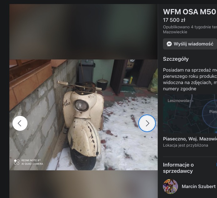 skuter Osa