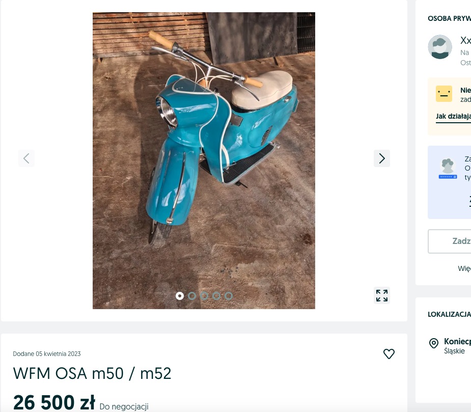 skuter Osa