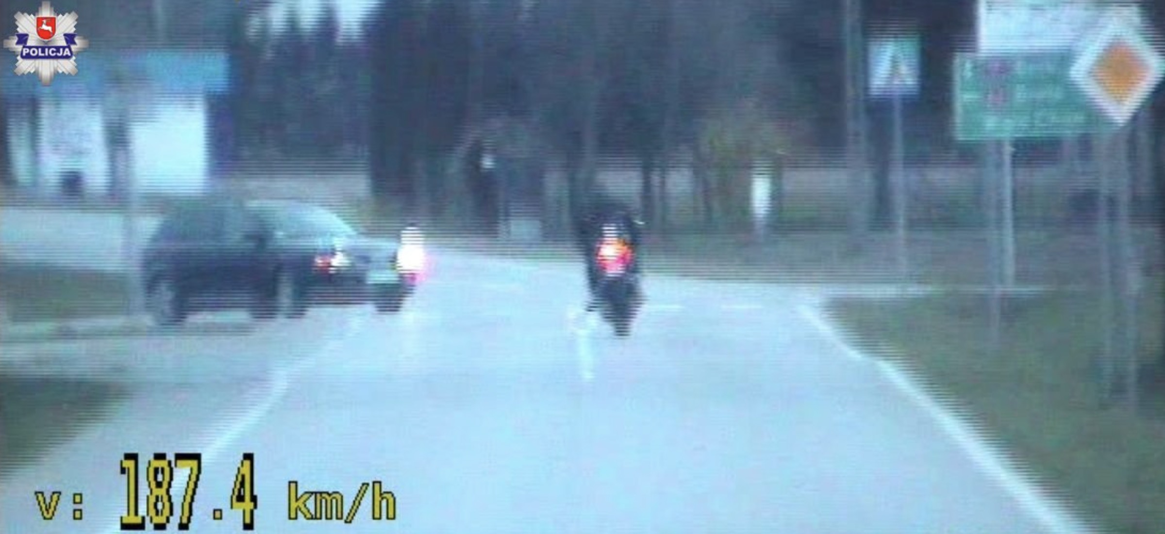 187 kmh motocyklem