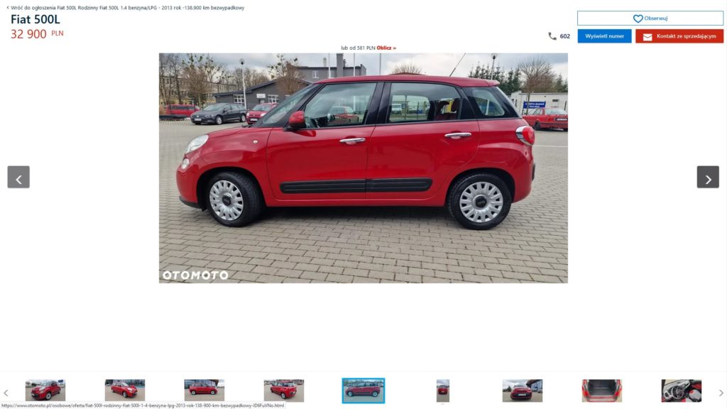 wysokie auto 