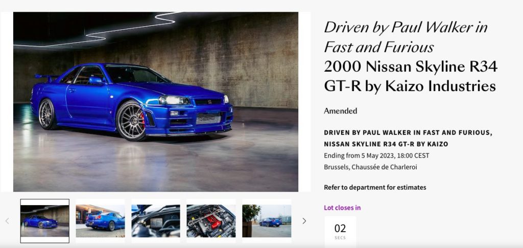 nissan skyline r34 gt-r