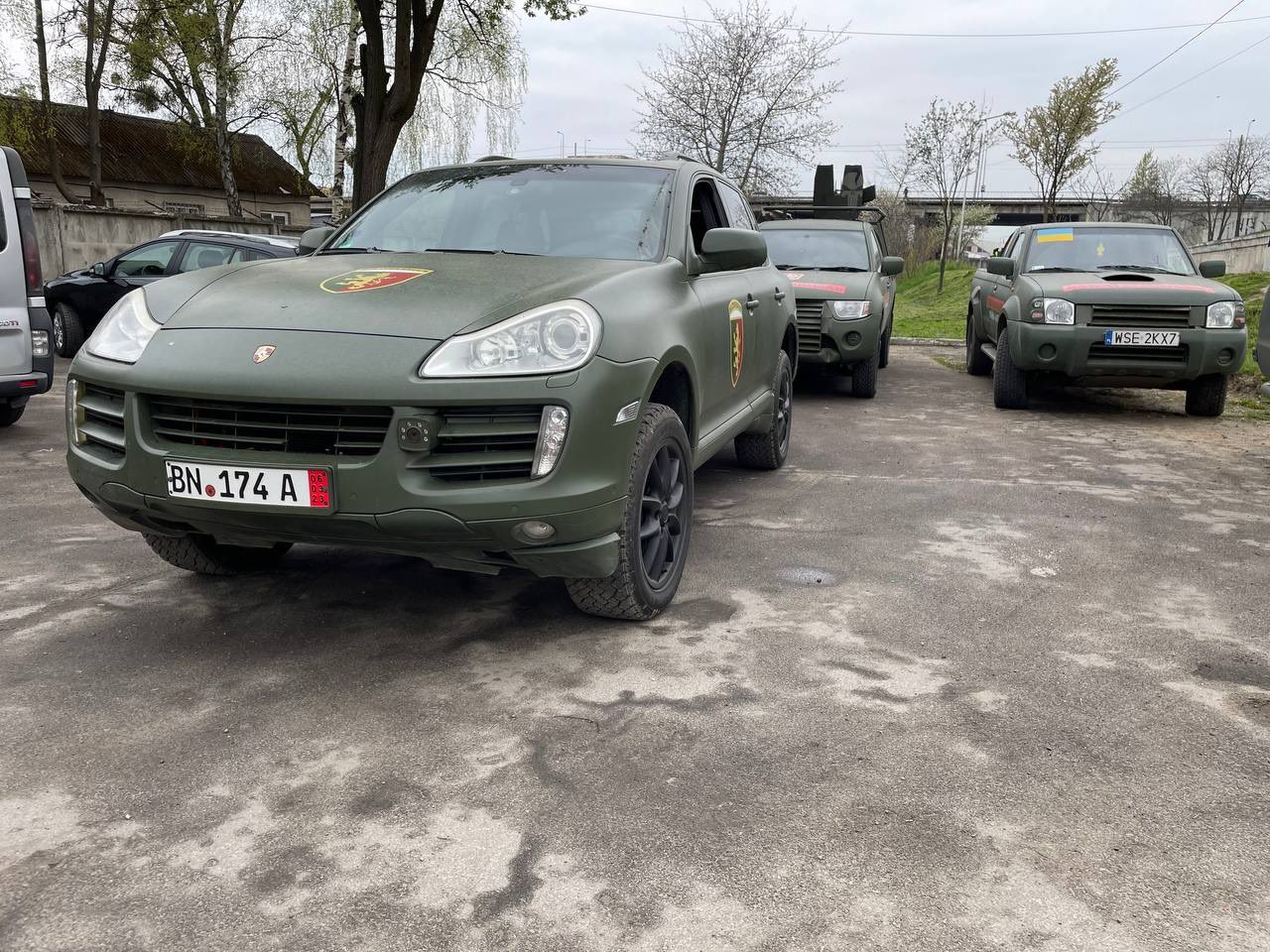 porsche cayenne wóz bojowy