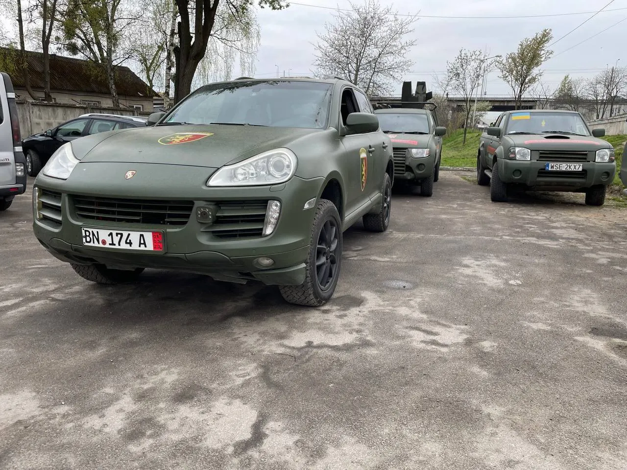 porsche cayenne wóz bojowy