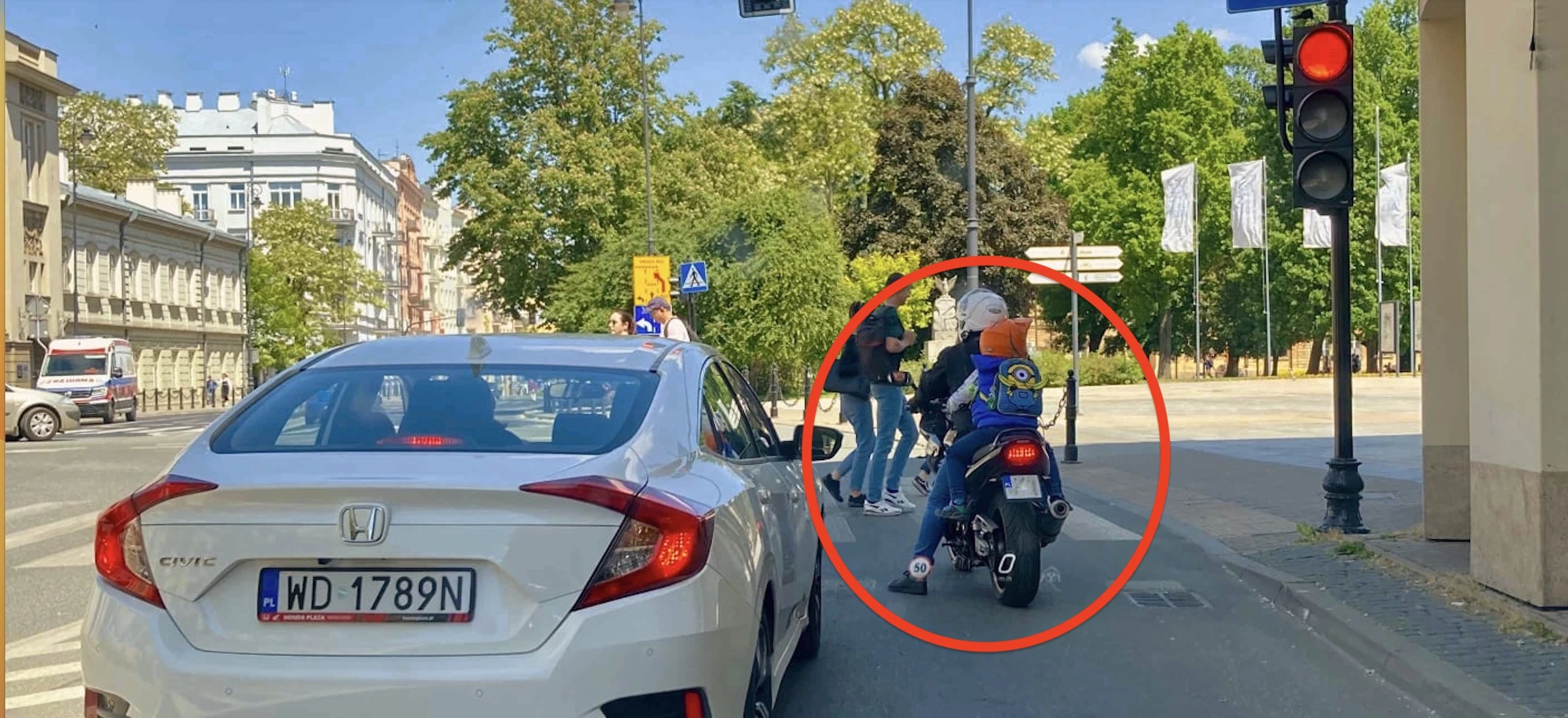 jak małe dziecko na motocykl