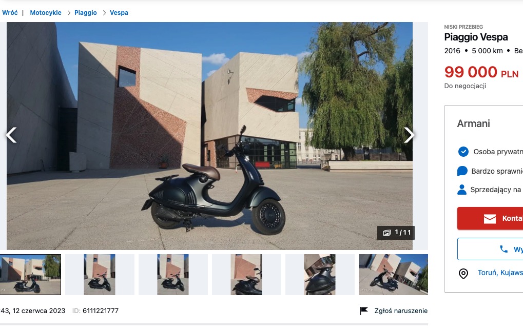 Vespa 946 Emporio Armani 