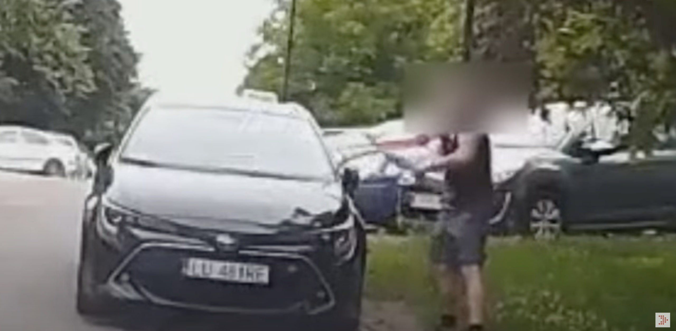 After party po lubelsku, czyli wandal i poranna dawka parkingowej przemocy na wideo