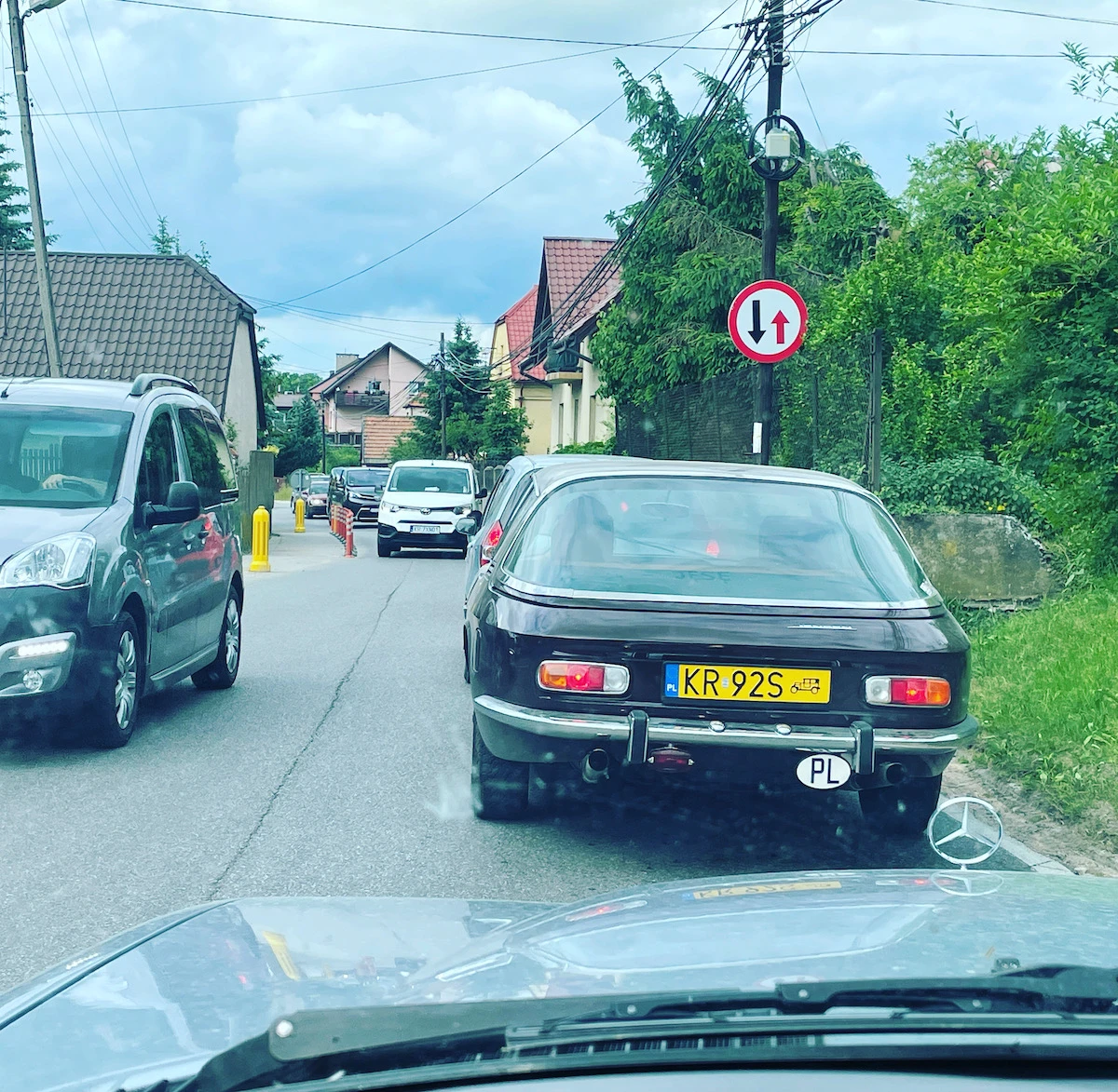 zwężenie jezdni