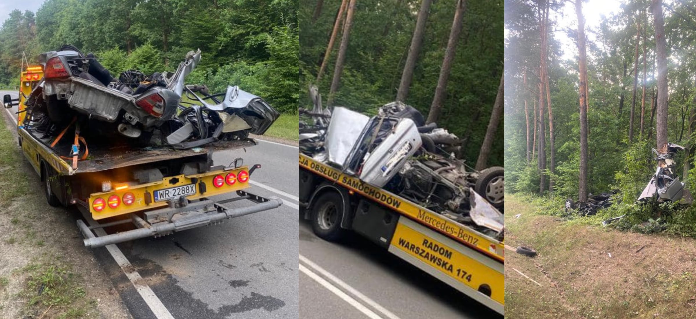 Kierująca okazała się twardsza niż Honda Civic. Graty potrafią być bezpieczne