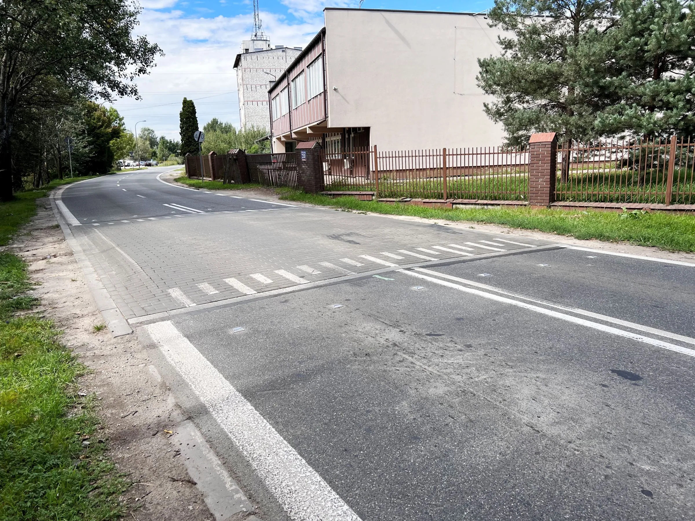 progi sinusoidalne