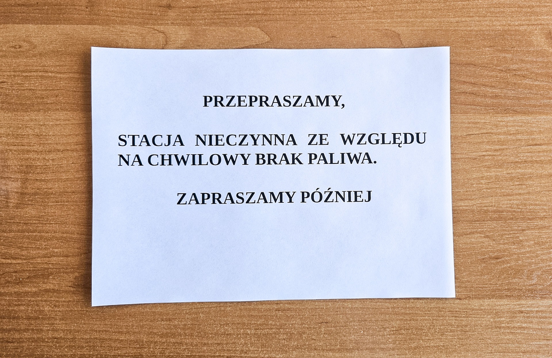 awaria pompy orlen