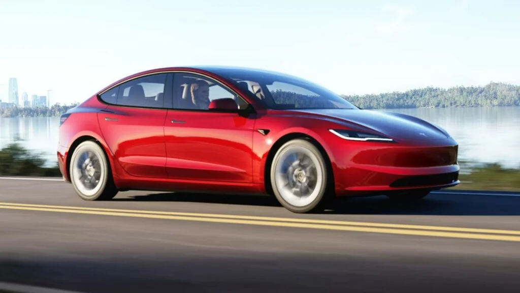 tesla model 3 lifting