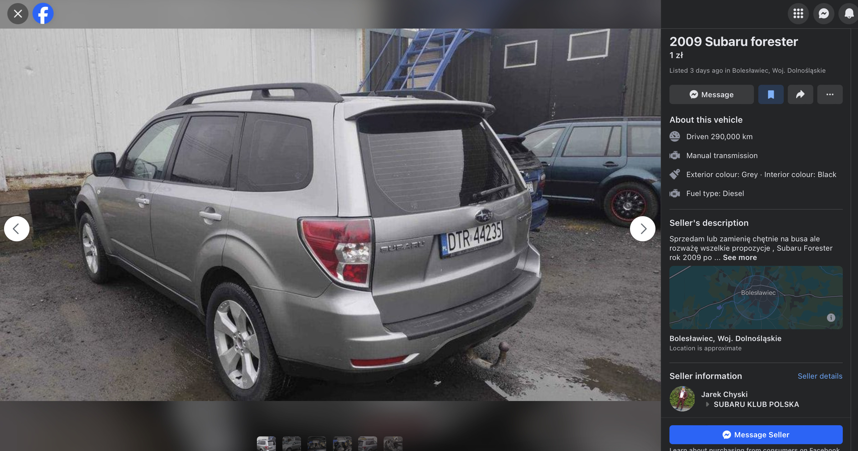 Subaru Forester 1.9 TDI