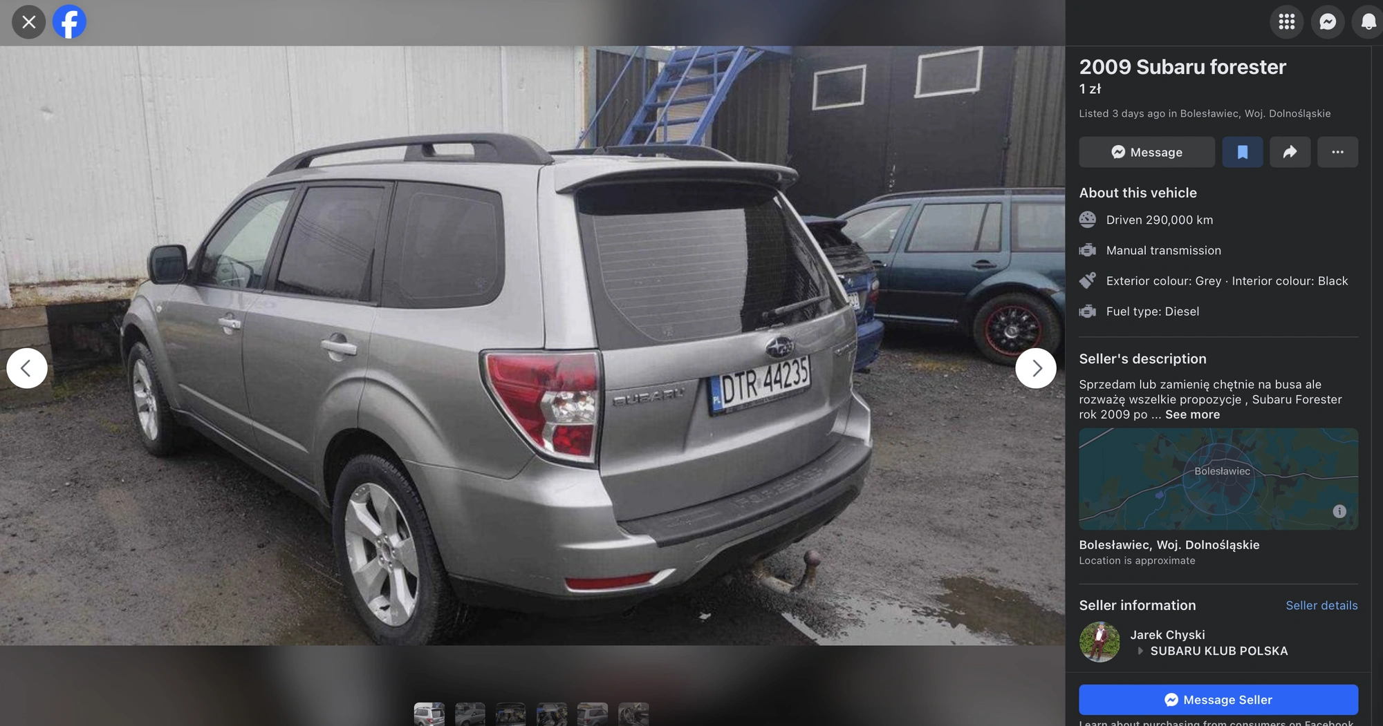 Subaru Forester 1.9 TDI 