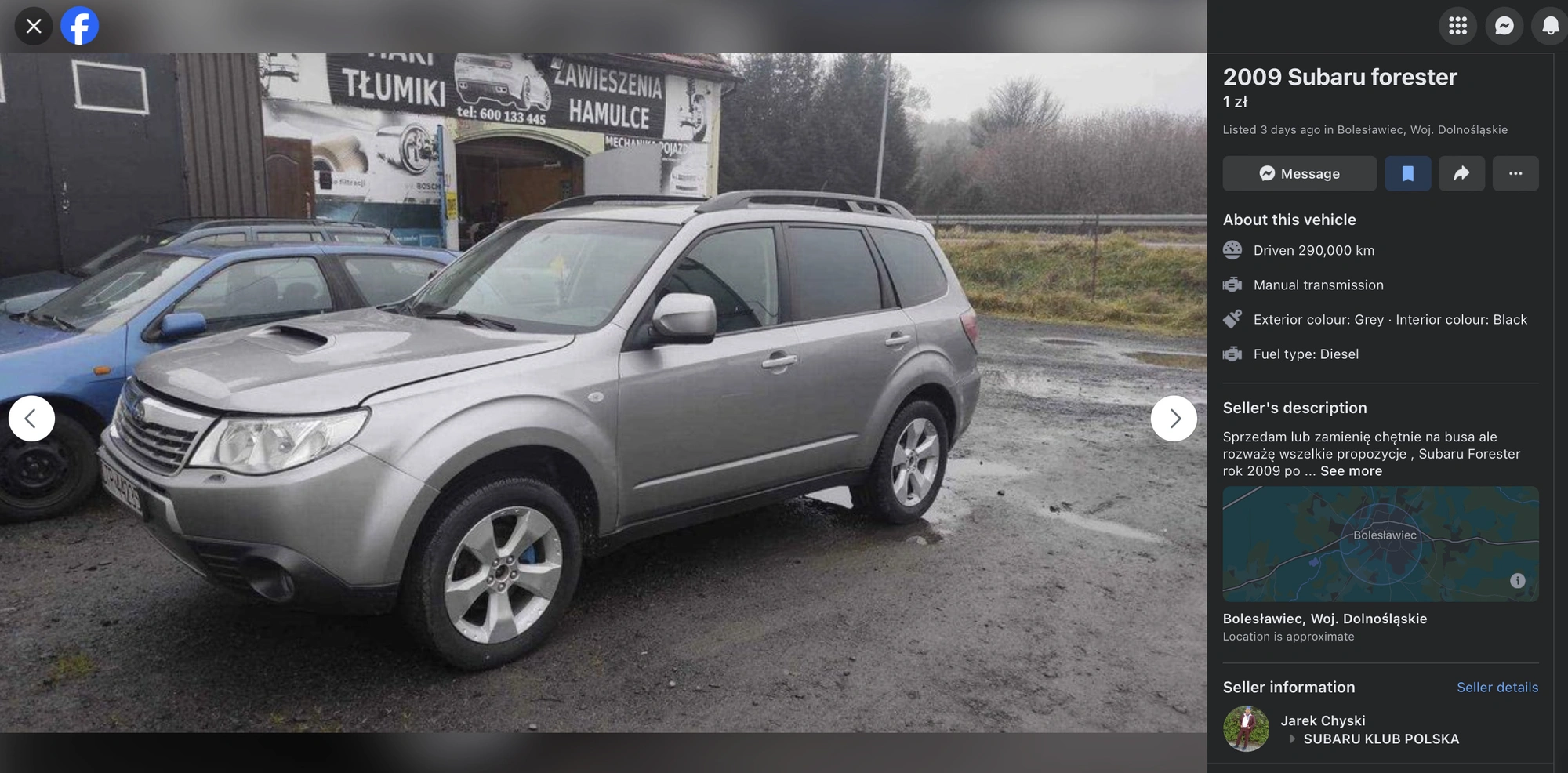 Subaru Forester 1.9 TDI