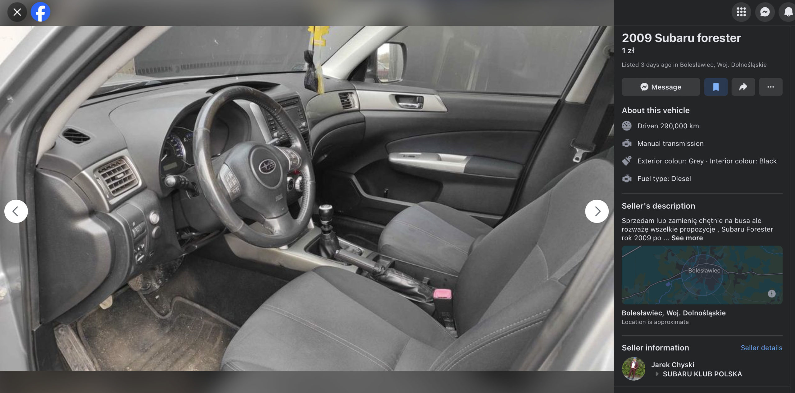 Subaru Forester 1.9 TDI