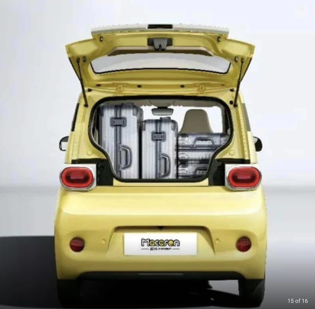 Wuling Mini EV bagażnik