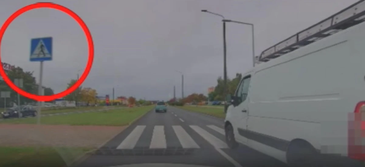 wyprzedzanie bezpośrednio przed przejściem dla pieszych